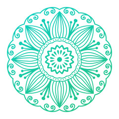 Floral mehendy lower pattern ornament. Vector illustration mehendy pattern asian textile style india tribal ornate. Ethnic ornamental lace vintage mehendy pattern mandala flower abstract textile