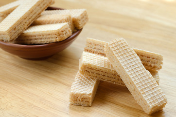 Vanilla Milk Wafer Is Easy Snack for Relaxing Time.
