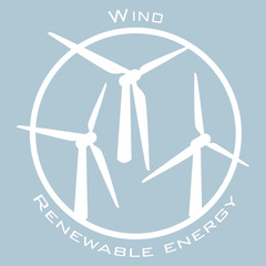 Renewable energy. Wind power