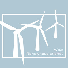 Renewable energy. Wind power