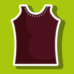 jeans woman closet clothes vector illustration graphic