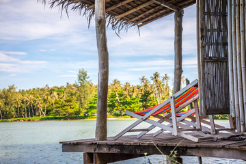 Fototapeta na wymiar Beautiful tropical island summer holiday - Travel vacation concept.