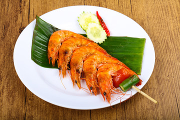 Prawn skewer