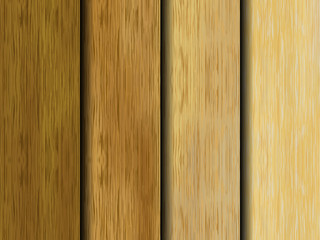 Bamboo wood texture set.