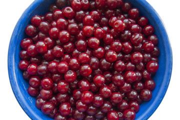 Вишнёвый фон. спелая сладкая органическая вишня.