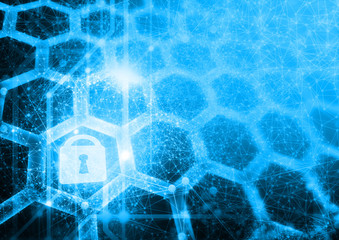 ai brain system data connecting to analysis , light internet social network background, illustration of global web with link to electric information, cyber with group of security, hacker online to net