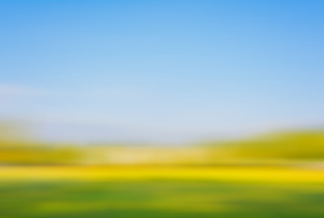 blur grass field