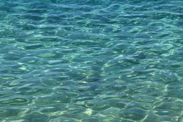 Adriatic sea background in Brela , Croatia moments