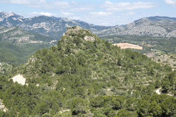 Fototapeta na wymiar Tarragona Mountains