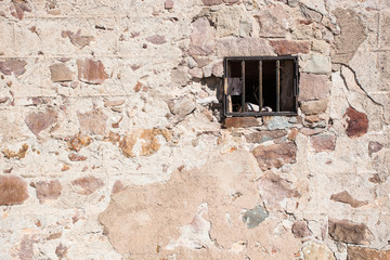 Old wall and fortress in Barcelona