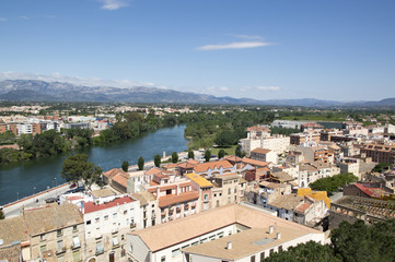Fototapeta na wymiar Overlooking Tortosa