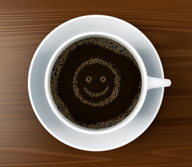 Coffee with a smile