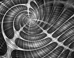 Abstract fractal lines and curves