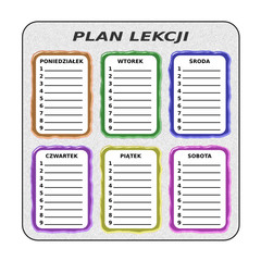 plan lekcji