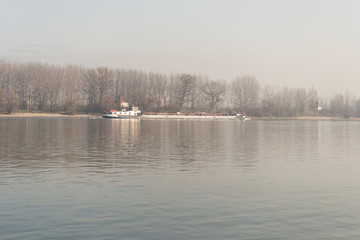 Tanker on the Danube