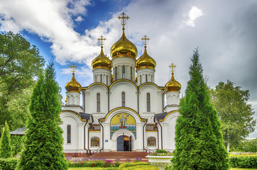 Fototapeta na wymiar Nicholas convent Cathedral Russia Pereslavl Zaleski
