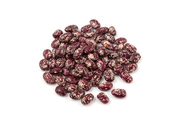 bunch of red beans on a white background
