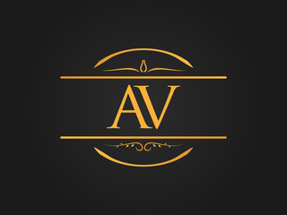 luxurious circle ornament