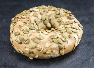 Wholemeal Bagels (selective focus)