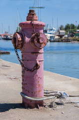 Hydrant am Hafen