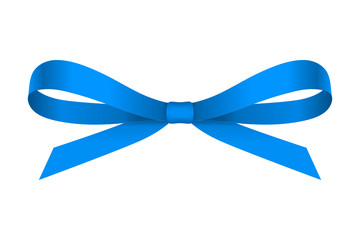 Blue bow