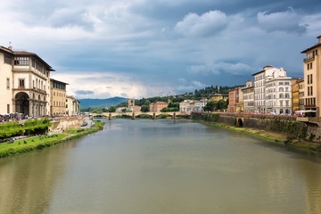 Fototapeta na wymiar Ponte Vecchio Bridge in Florence
