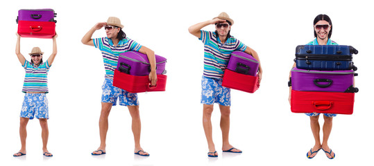 Man preparing for this summer vacation