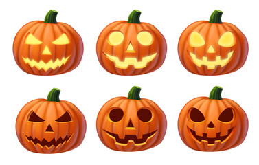 pumpkin isolated on white background