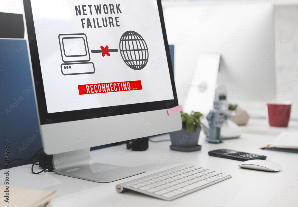 Wall mural network failed fiasco stop loss inability system concept