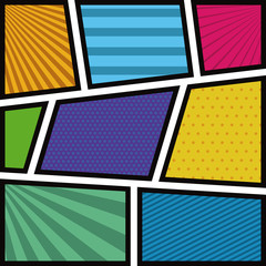pop art background style poster vector illustration design