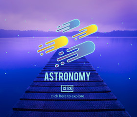 Astronomy Science Solar System Astrology Shooting Star Concept