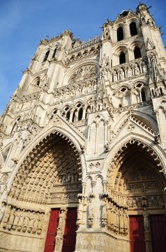 Cathedral Basilica of Our Lady of Amiens, Amiens, Picardy region, France. A Unesco site