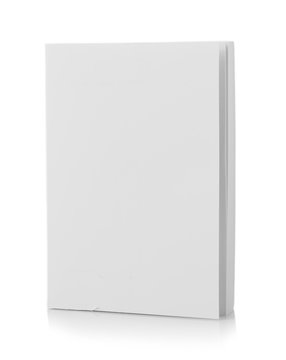 White book on white background