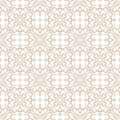 Vector seamless texture in Eastern style.