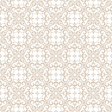 Vector seamless texture in Eastern style.