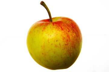 Ripe apple. Isolated on a white background.