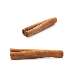 Cinnamon stick isolated