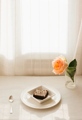 homemade chocolate brownies