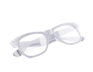 Pair of optical glasses isolated