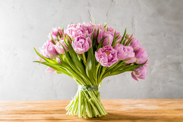 pink tulips