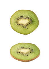 Fototapeta premium Ripe kiwi fruit isolated