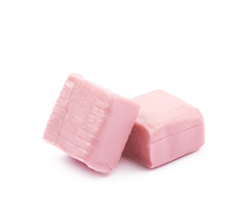 Chewing gum candy isolated