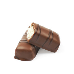 Chocolate confection candy isolated