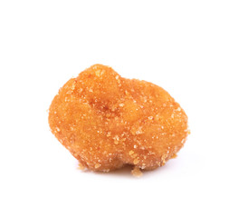 Single breaded peanut isolated
