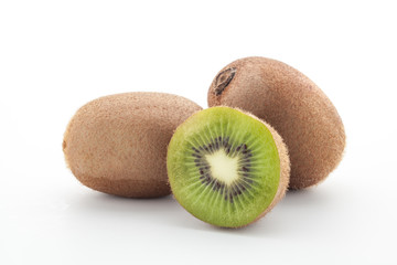 kiwi fruit isolated on white background