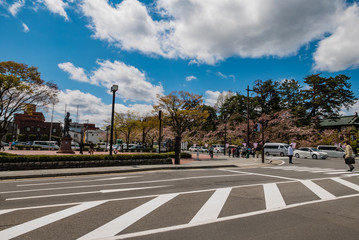 Obraz premium Hirosaki city