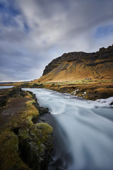 Beautiful arctic landscape,southern coast of Iceland.
