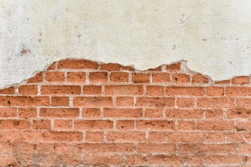 Fototapeta premium Old weathered brick wall background