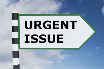 Urgent Issue concept