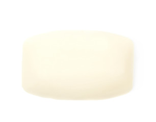 Single piece of soap isolated